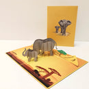 Olifanten - Pop - Up kaart - Catch Utrecht