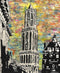 Domtoren vanaf Stadhuisbrug, Utrecht (origineel kunstwerk) - Catch Utrecht