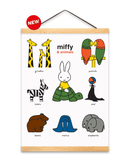 Nijntje poster - Miffy & Animals - A3 met posterhouder - Catch Utrecht
