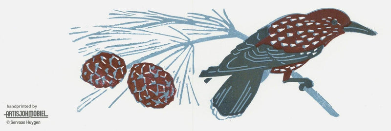 Notenkraker, handgedrukte kaart - Catch Utrecht