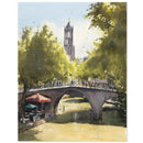 Oudegracht en Domtoren in de Lente, Utrecht - Catch Utrecht