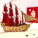 Schip - Pop - Up kaart - Catch Utrecht