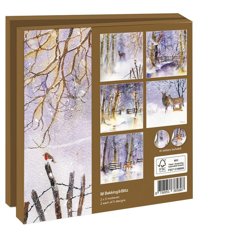 Snowy Forest, Rachel McNaughton (incl. sluitstickers) - Catch Utrecht