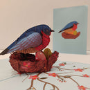 Vogel op een nest - Pop - Up kaart - Catch Utrecht