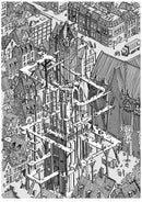 Dom in de steigers Utrecht poster - Catch Utrecht