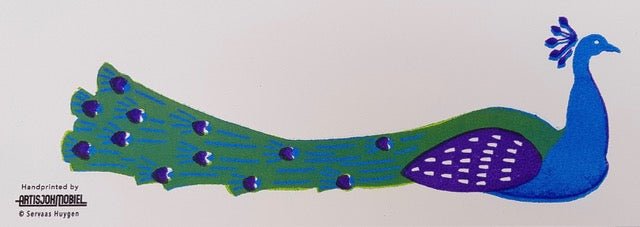 Pauw no. 2, handgedrukte kaart - Catch Utrecht